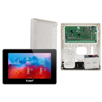 ZESTAW ALARMOWY SATEL INTEGRA 128 + INT-TSH2-B + OPU-3P + AWT682 + 17Ah